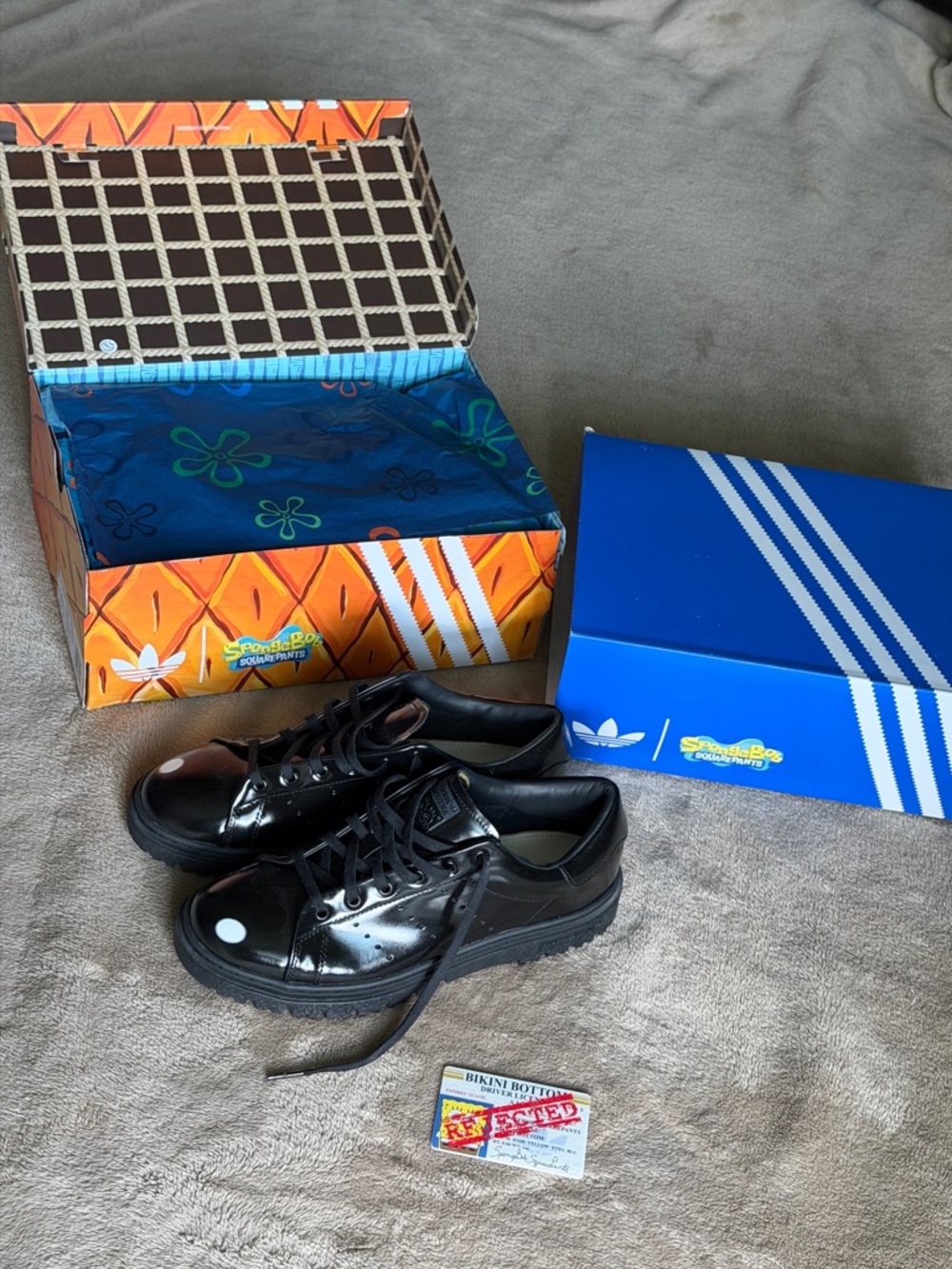 adidas Stan Smith Freizeit x SpongeBob SquarePants JQ6779 NEW sz 7.5